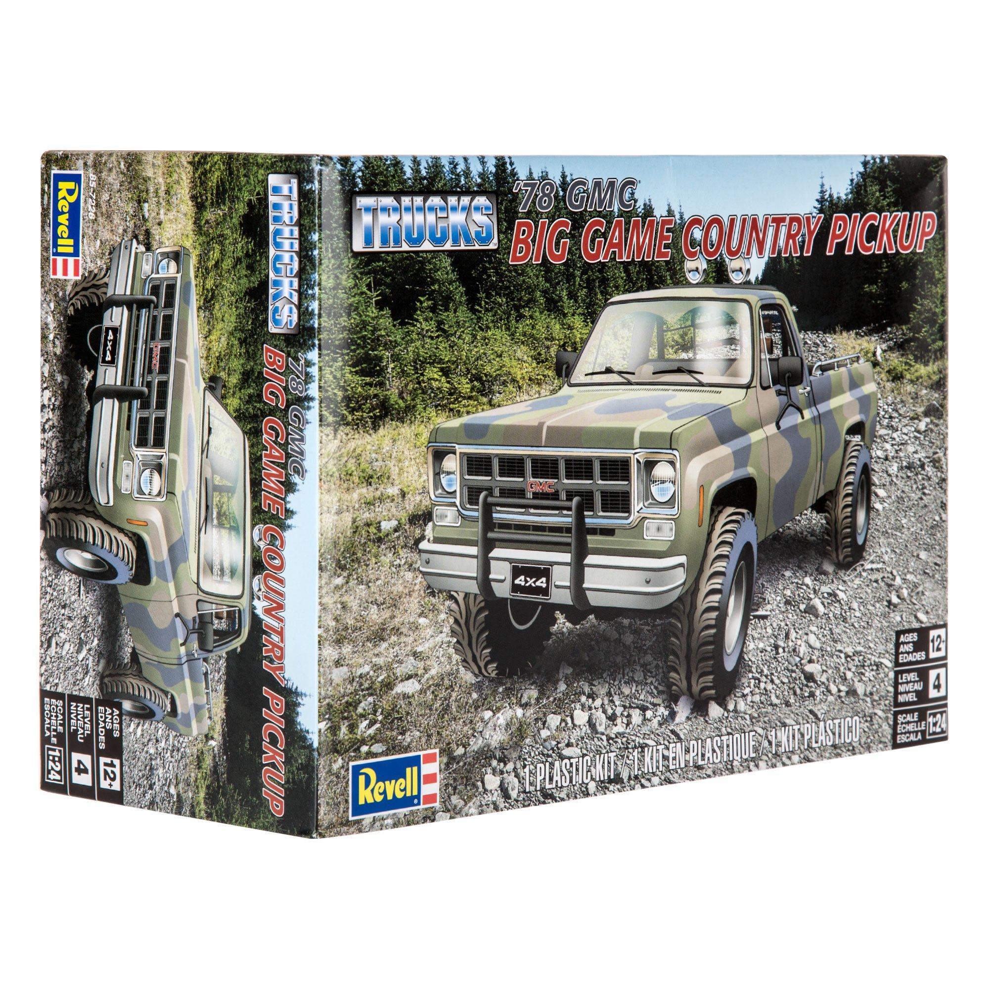 Amazon.com: Revell 78 GMC Big Game Country Pickup, Grey