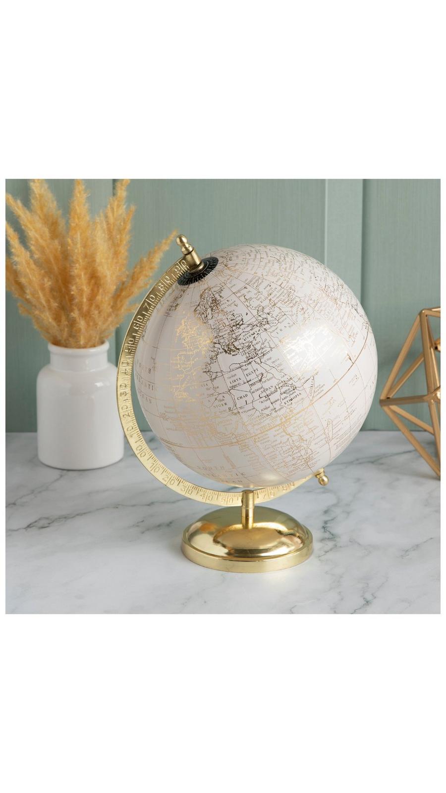 Cream & Gold Globe | Hobby Lobby | 1650001
