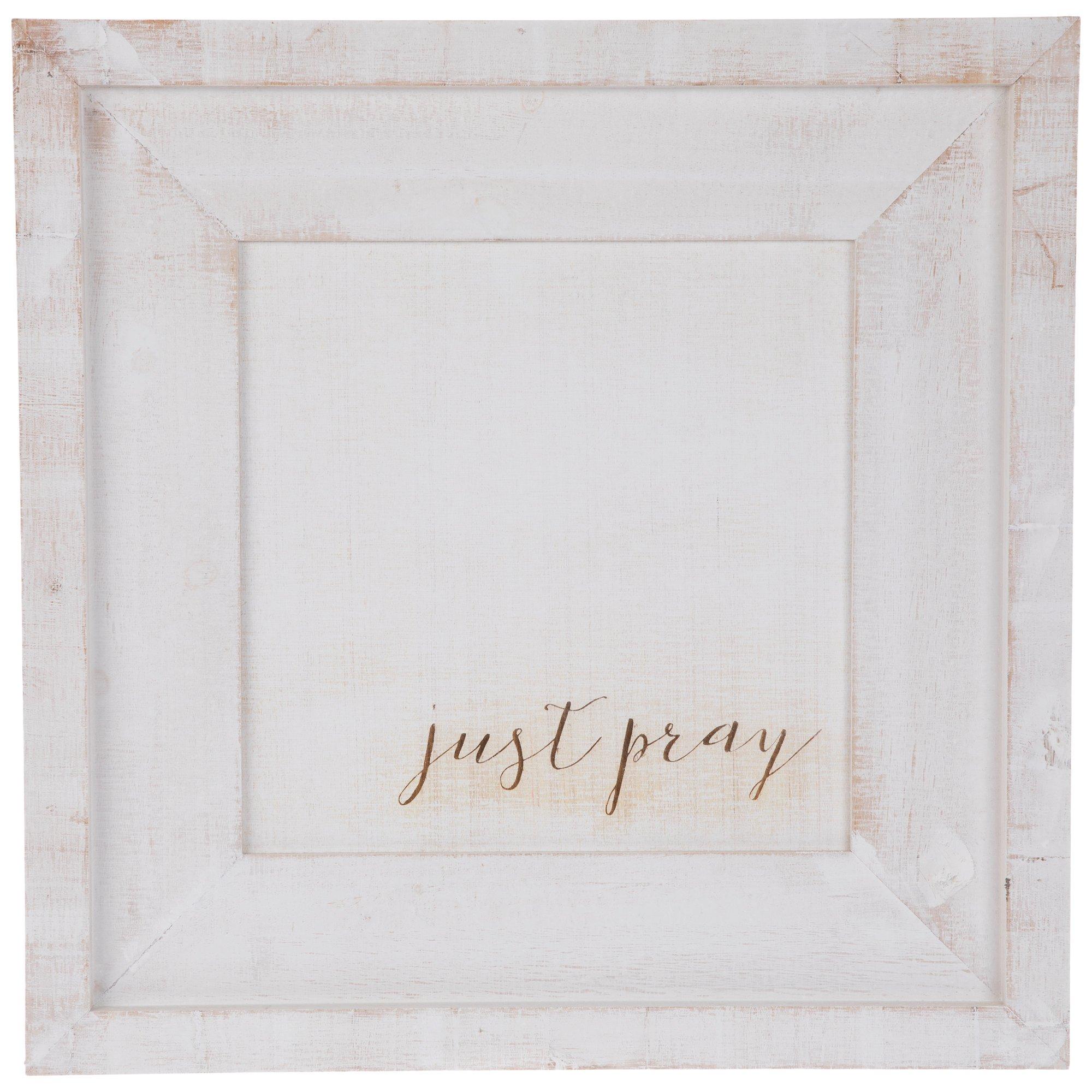 Just Pray Wood Wall Decor Hobby Lobby 1651645