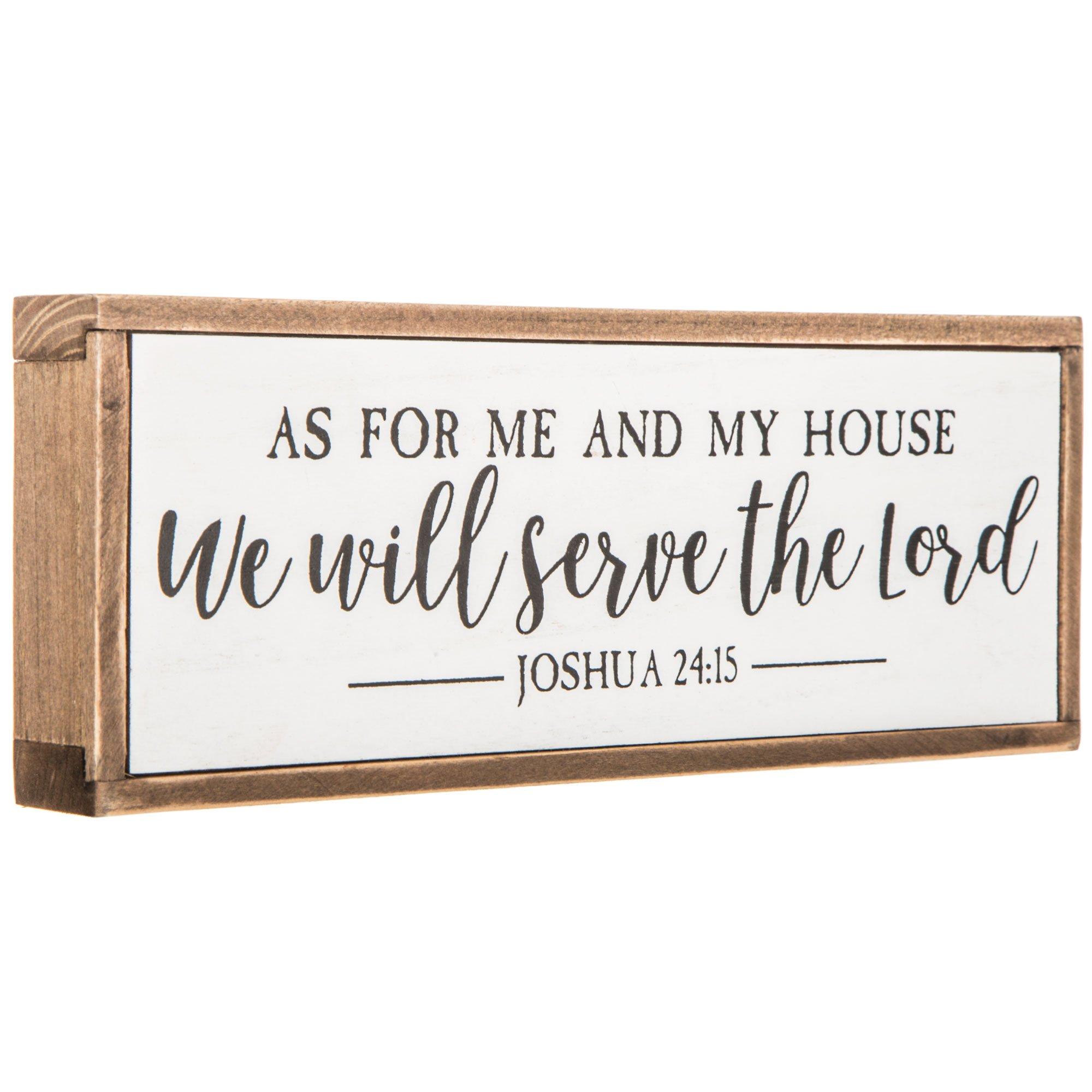 Joshua 24:15 Wood Decor