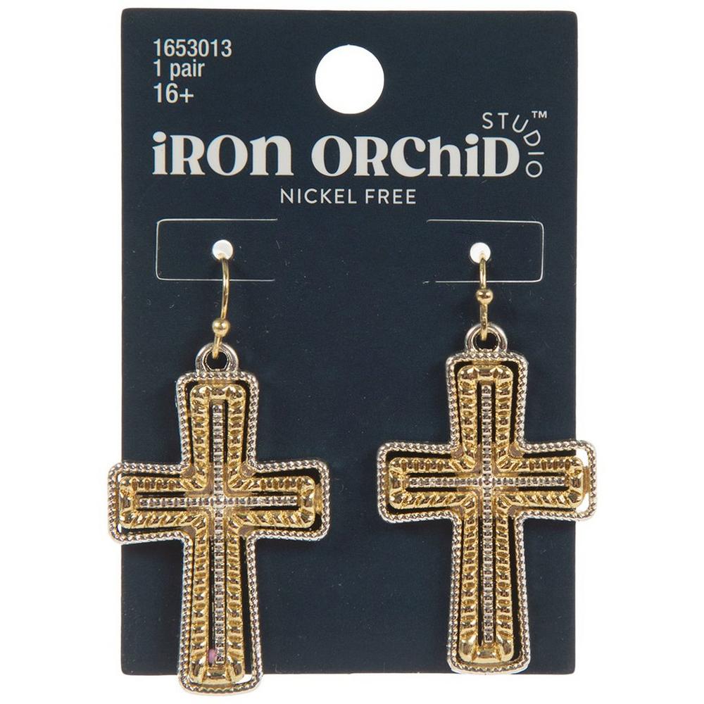 関送込 OHTNYC DOUBLE CROSSED EARRINGS DOUBLE CROSSED EARRINGS – OHTNYC