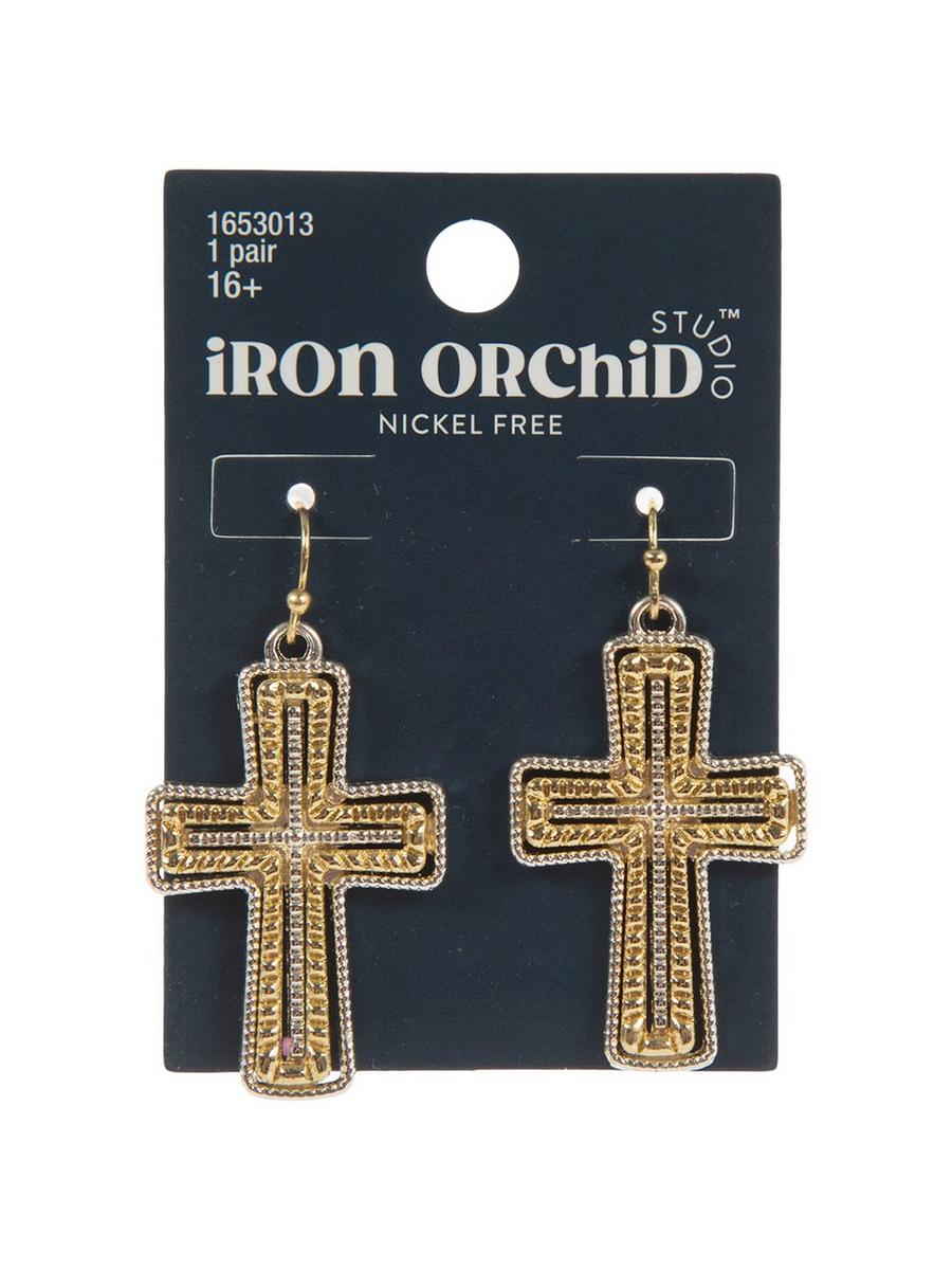 [LLOYD] 韓国ブランド☆14K☆Crossline DIA One Touch Earring Designer fashion, Seoul-fully created | W Concept