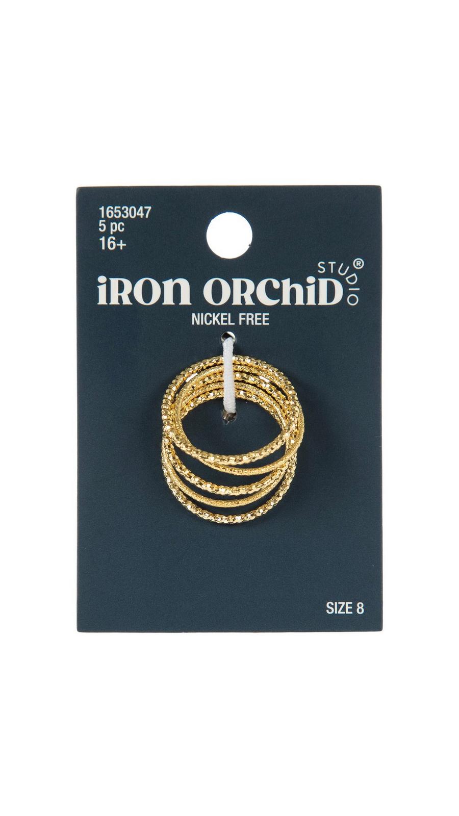 Textured Stack Rings - Size 8 | Hobby Lobby | 1653047