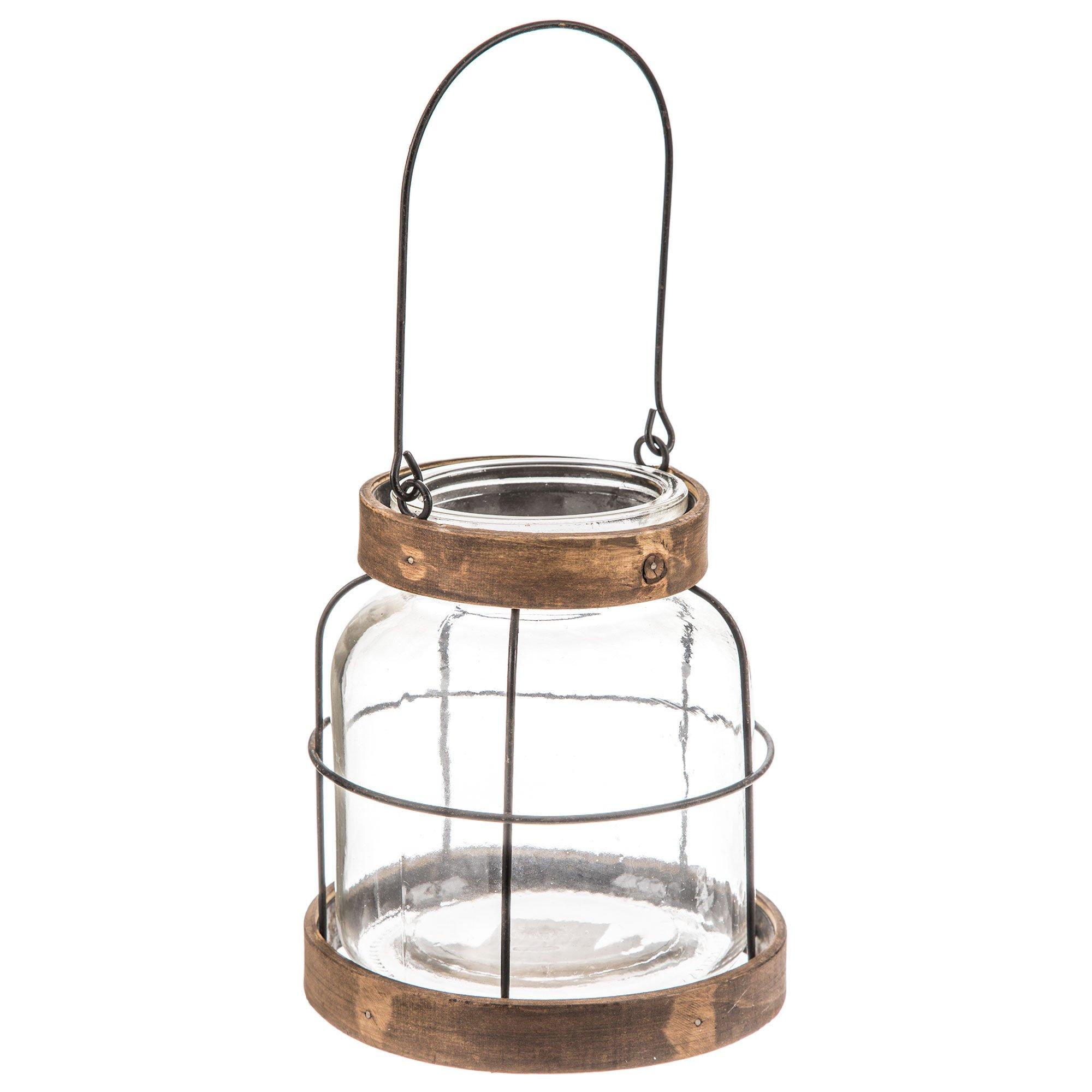 Industrial Jar Glass Lantern Hobby Lobby 1653310