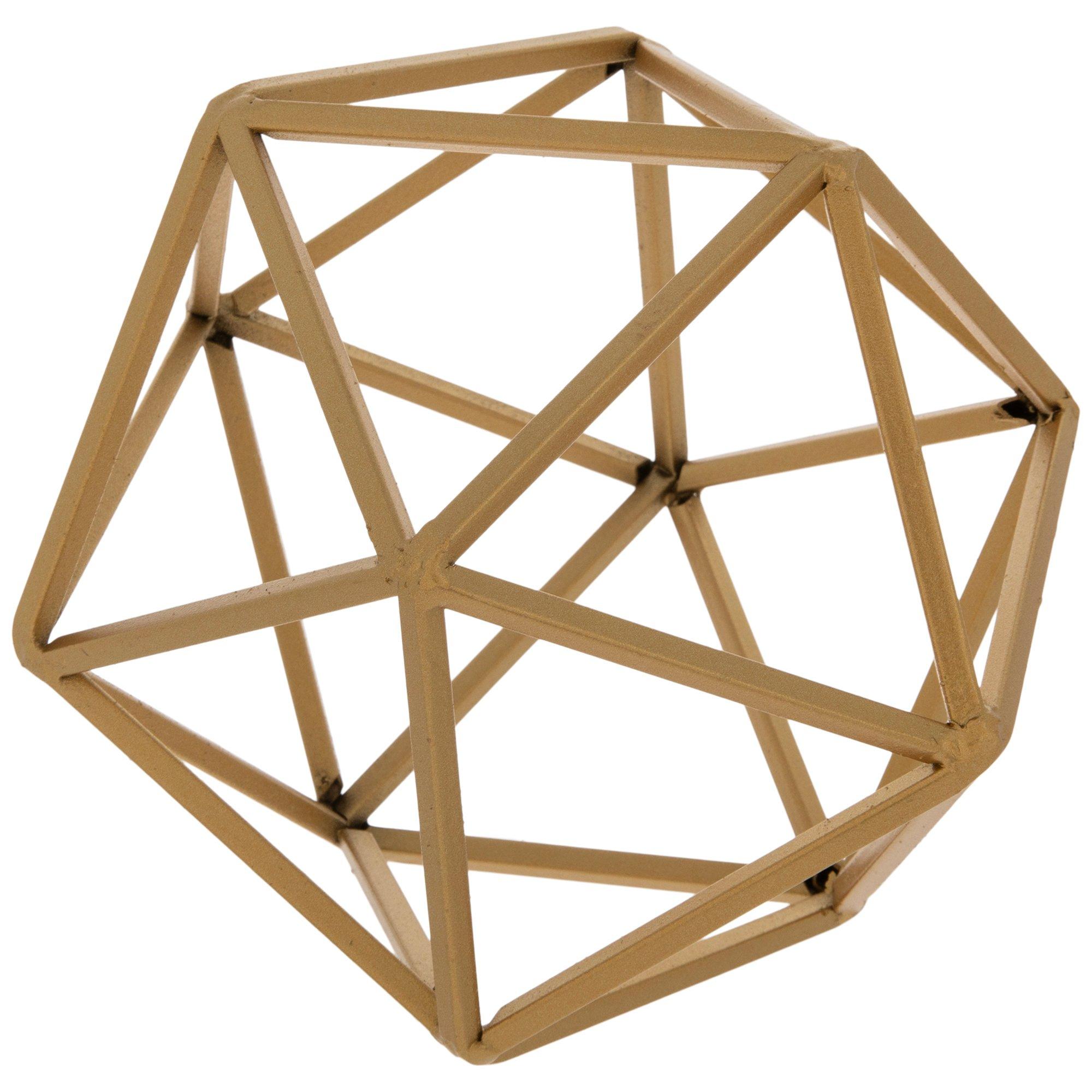 Gold Geometric Decorative Sphere Hobby Lobby 1653369