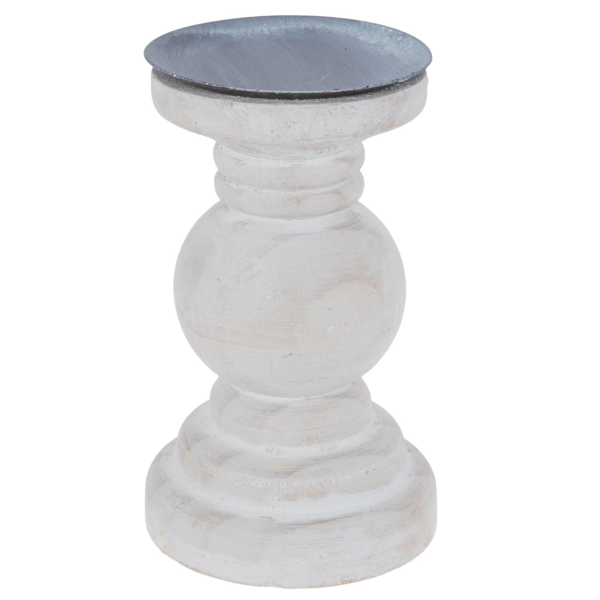 Whitewashed Wood Candle Stick Hobby Lobby 1654219