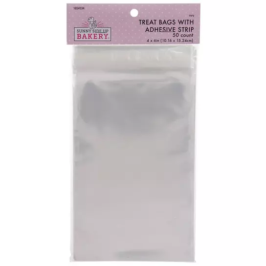 Treat Bags With Adhesive Strip, Hobby Lobby