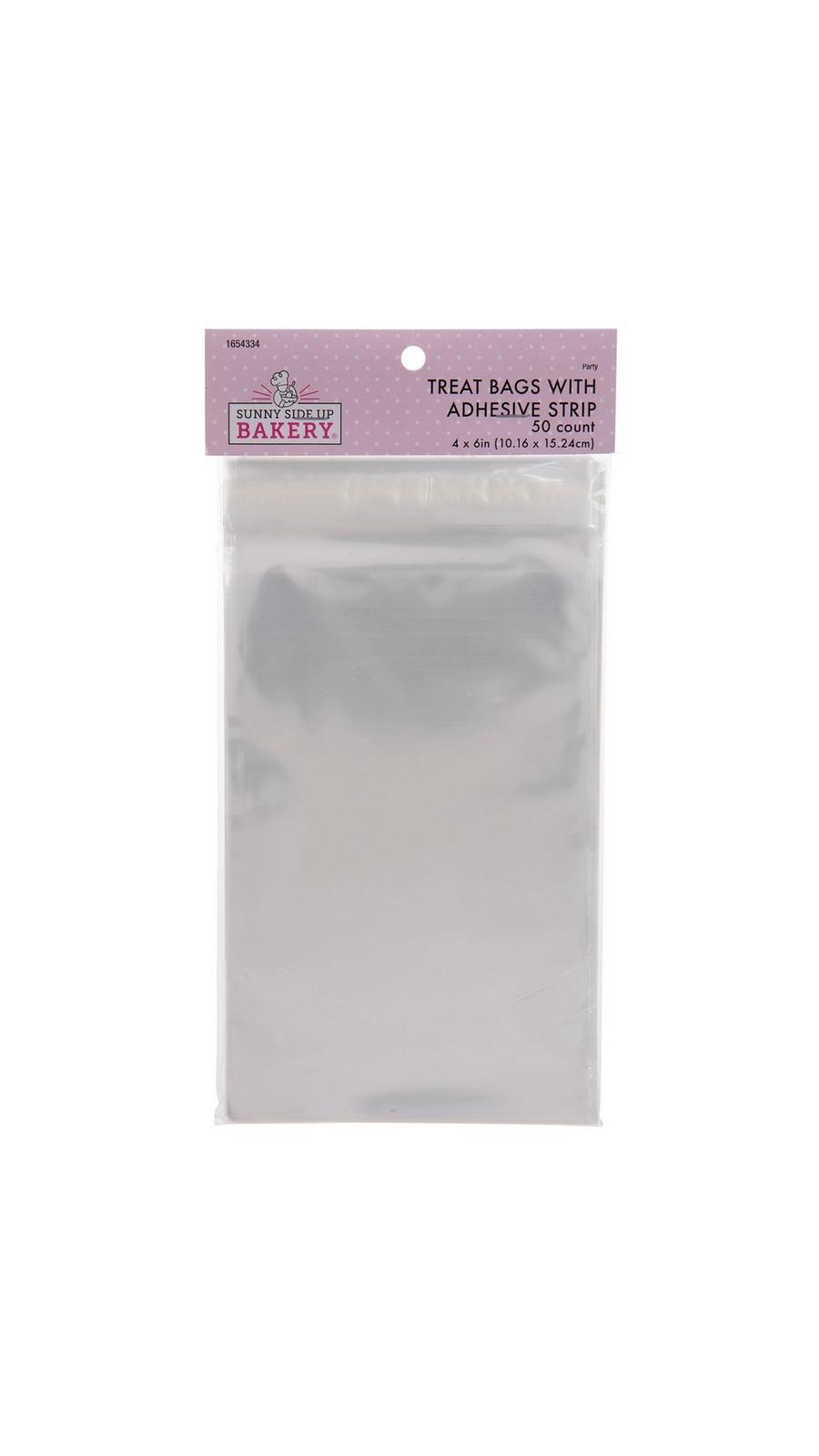 dsiposable bags with sticky Treat Bags With Adhesive Strip