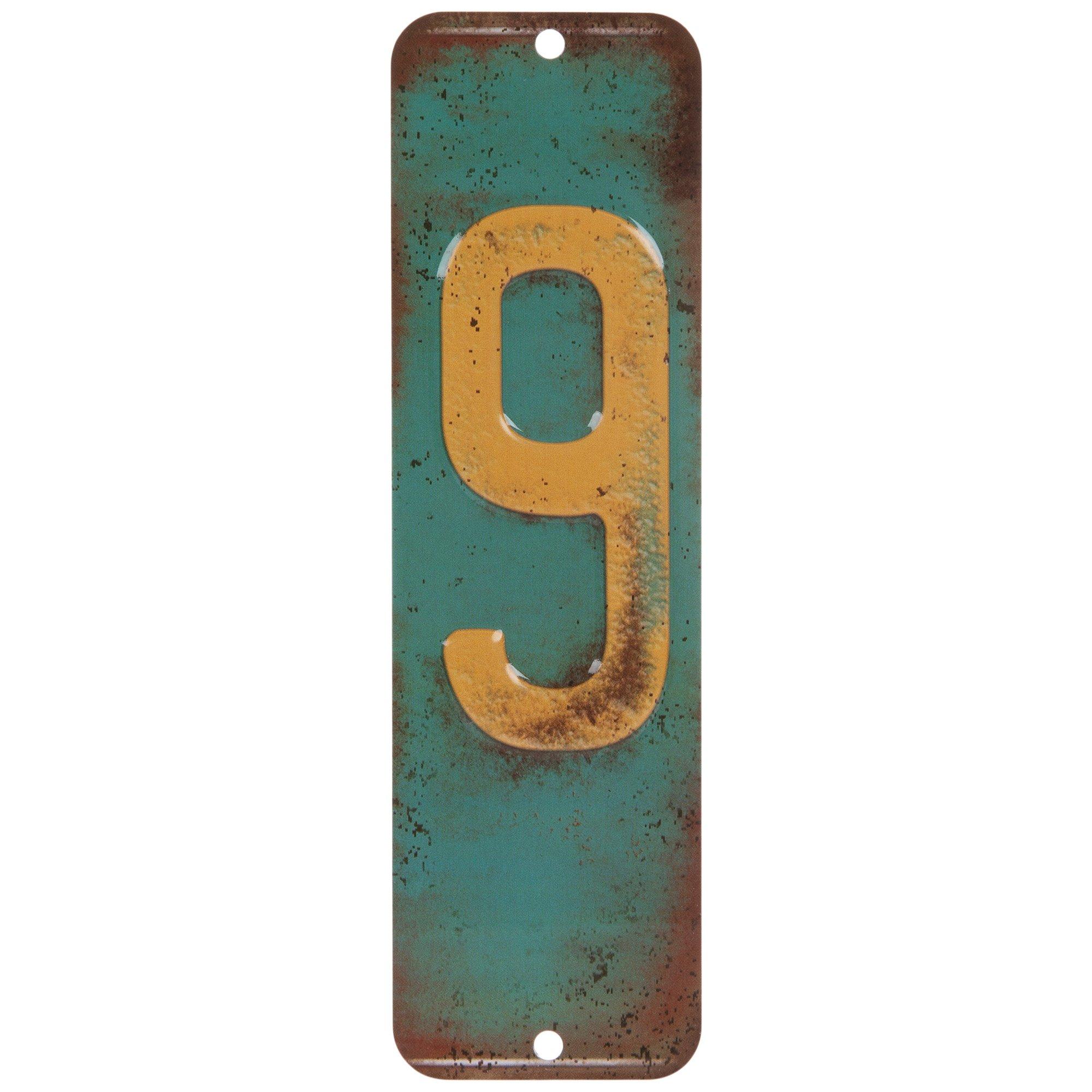 License Plate Number Metal Sign Hobby Lobby 1654813