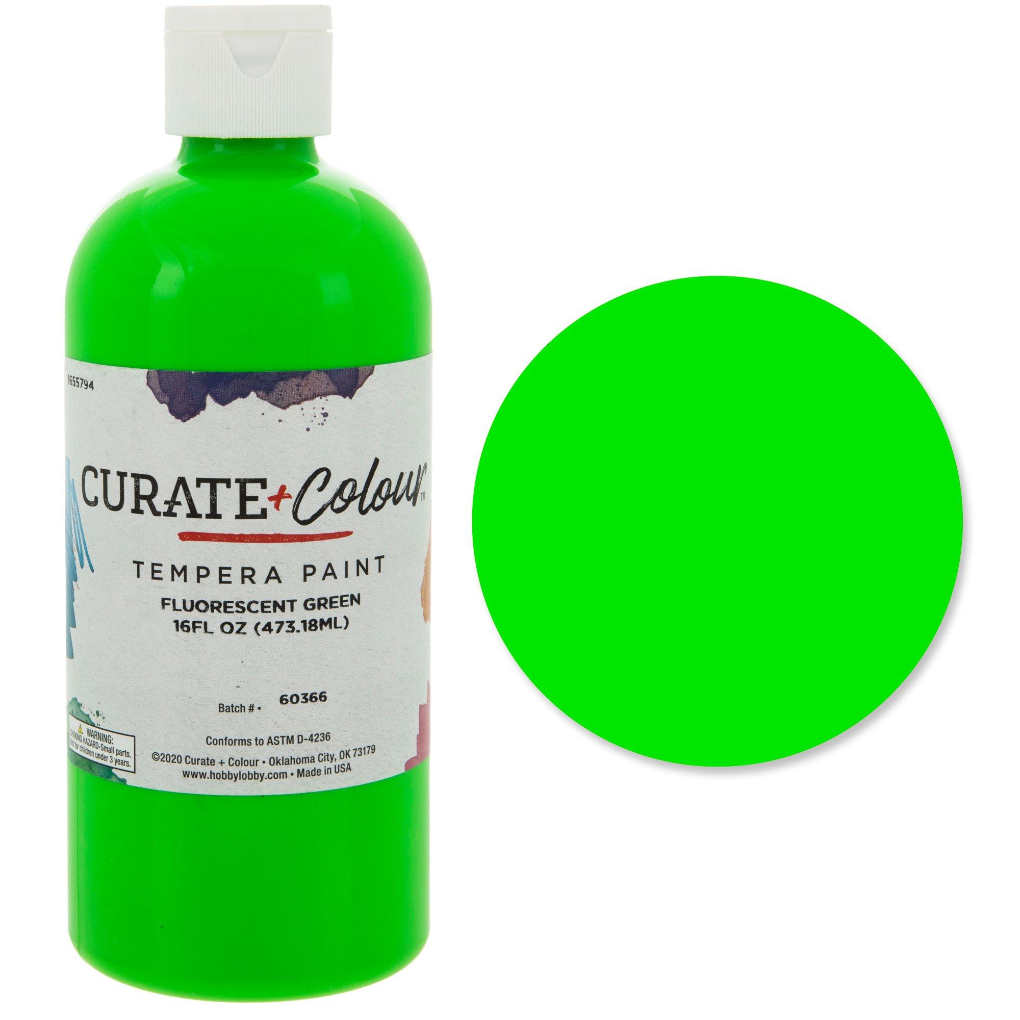 Curate + Colour Fluorescent Tempera Paint Hobby Lobby 1655794