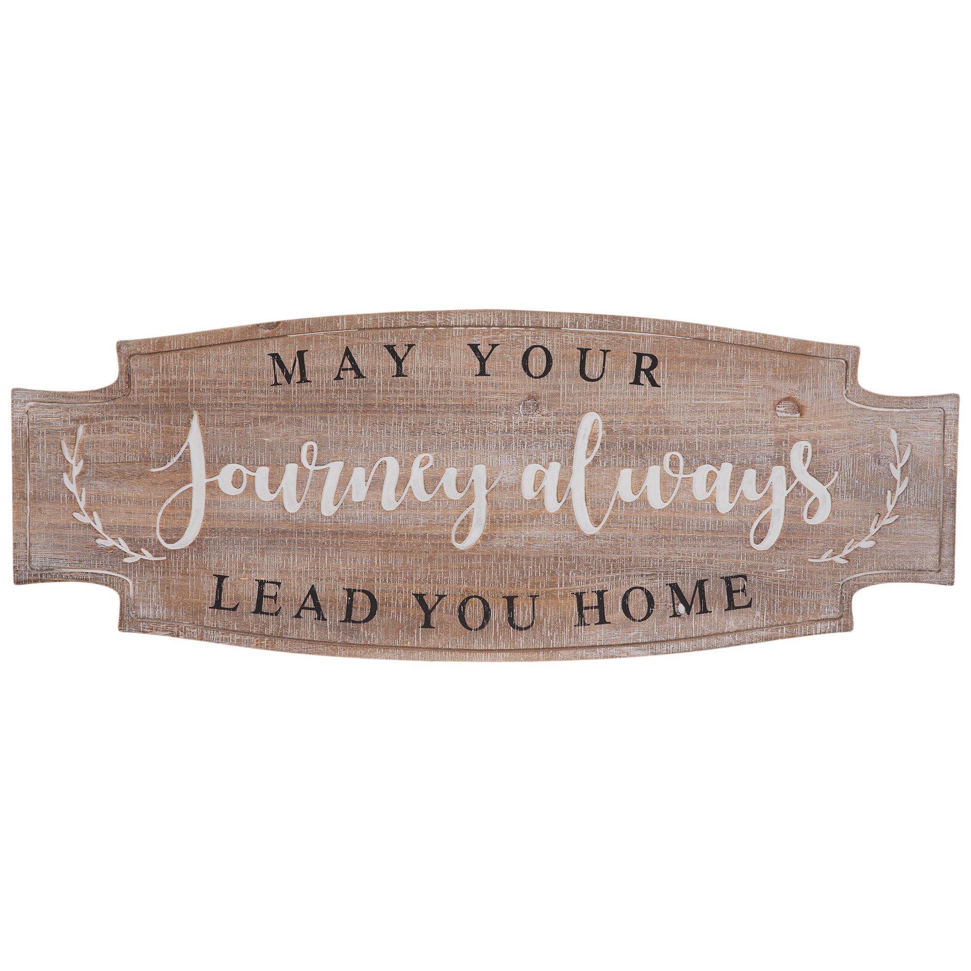 Always Lead You Home Wood Wall Decor