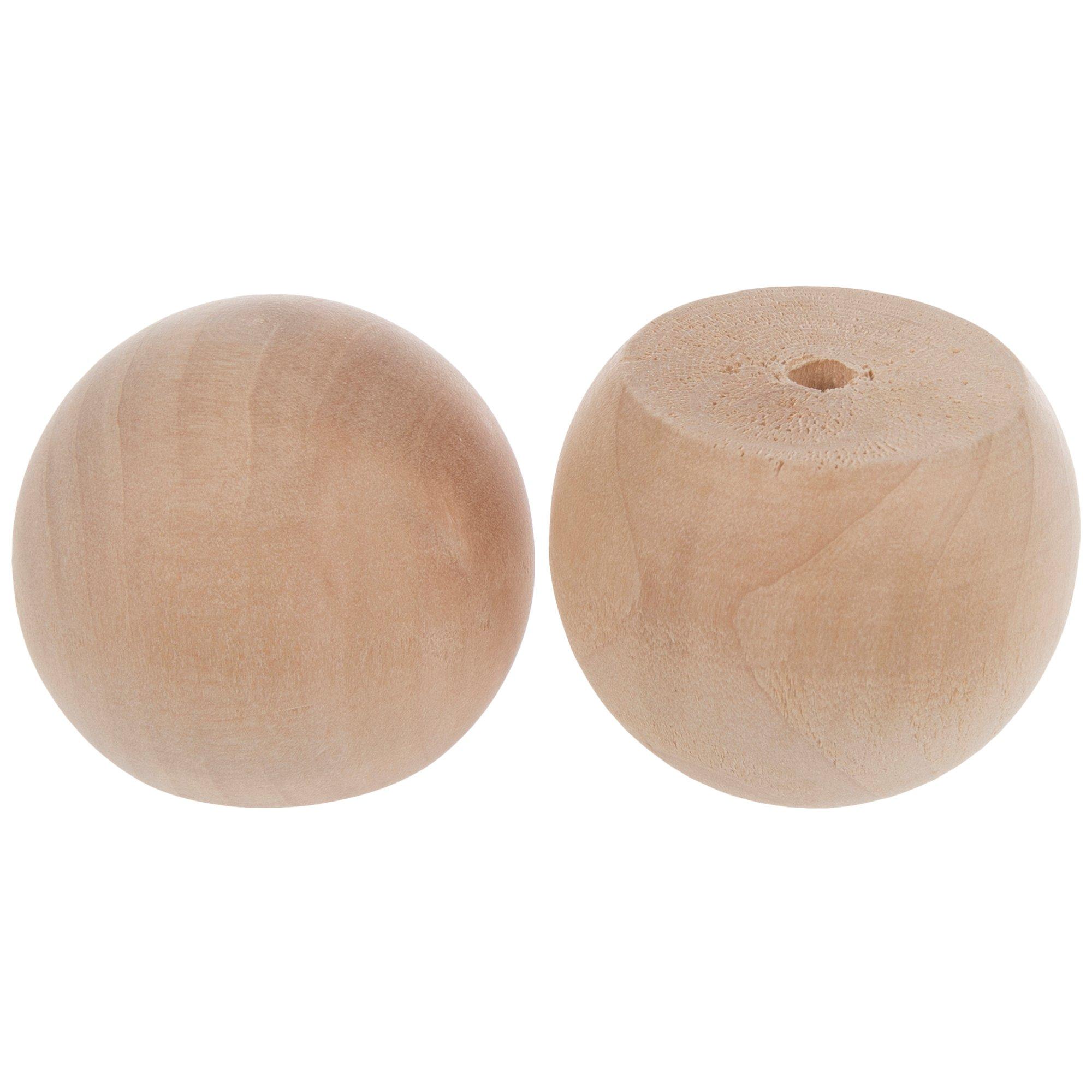 Wood Ball Knobs With 3/16" Hole Hobby Lobby 165837