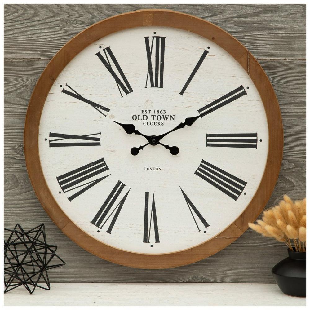Old Town Wood Wall Clock Hobby Lobby 1659010