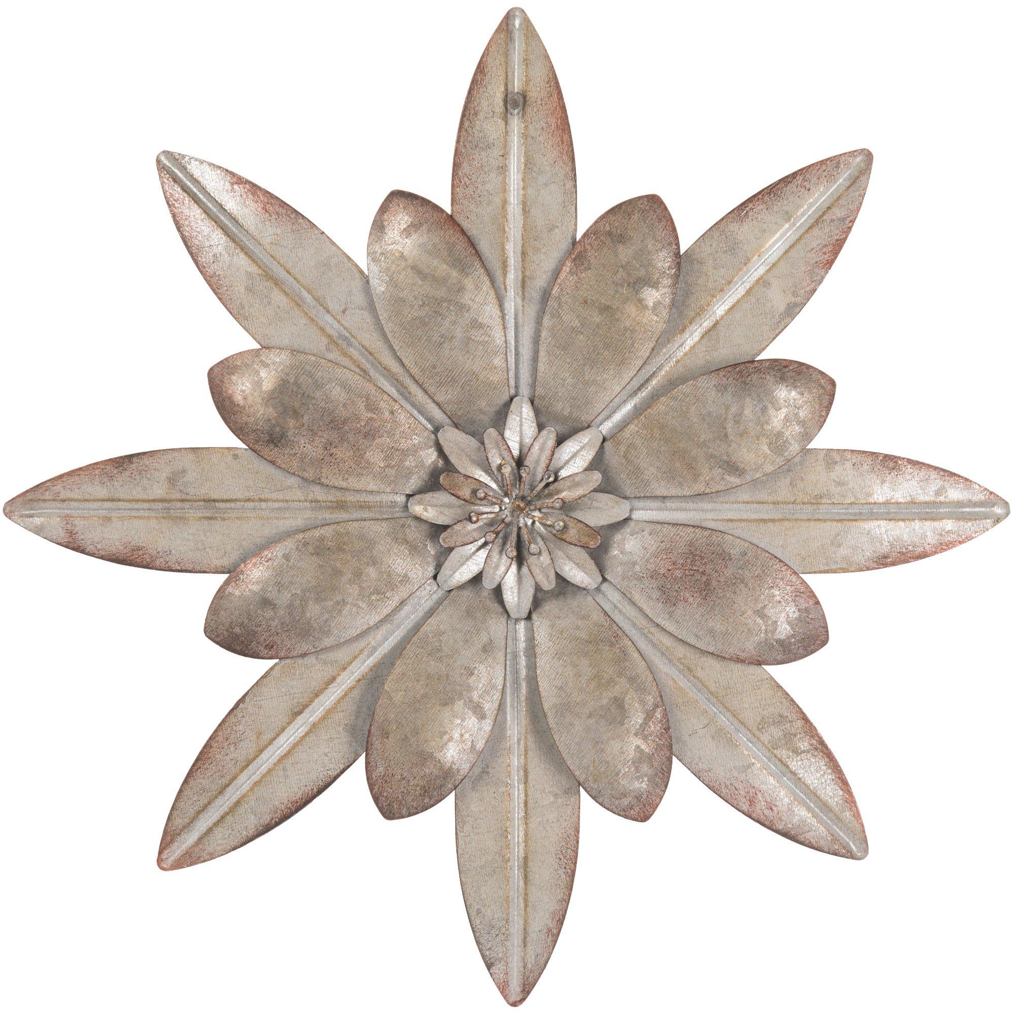 Galvanized Metal Flower Wall Decor | Hobby Lobby | 1659150