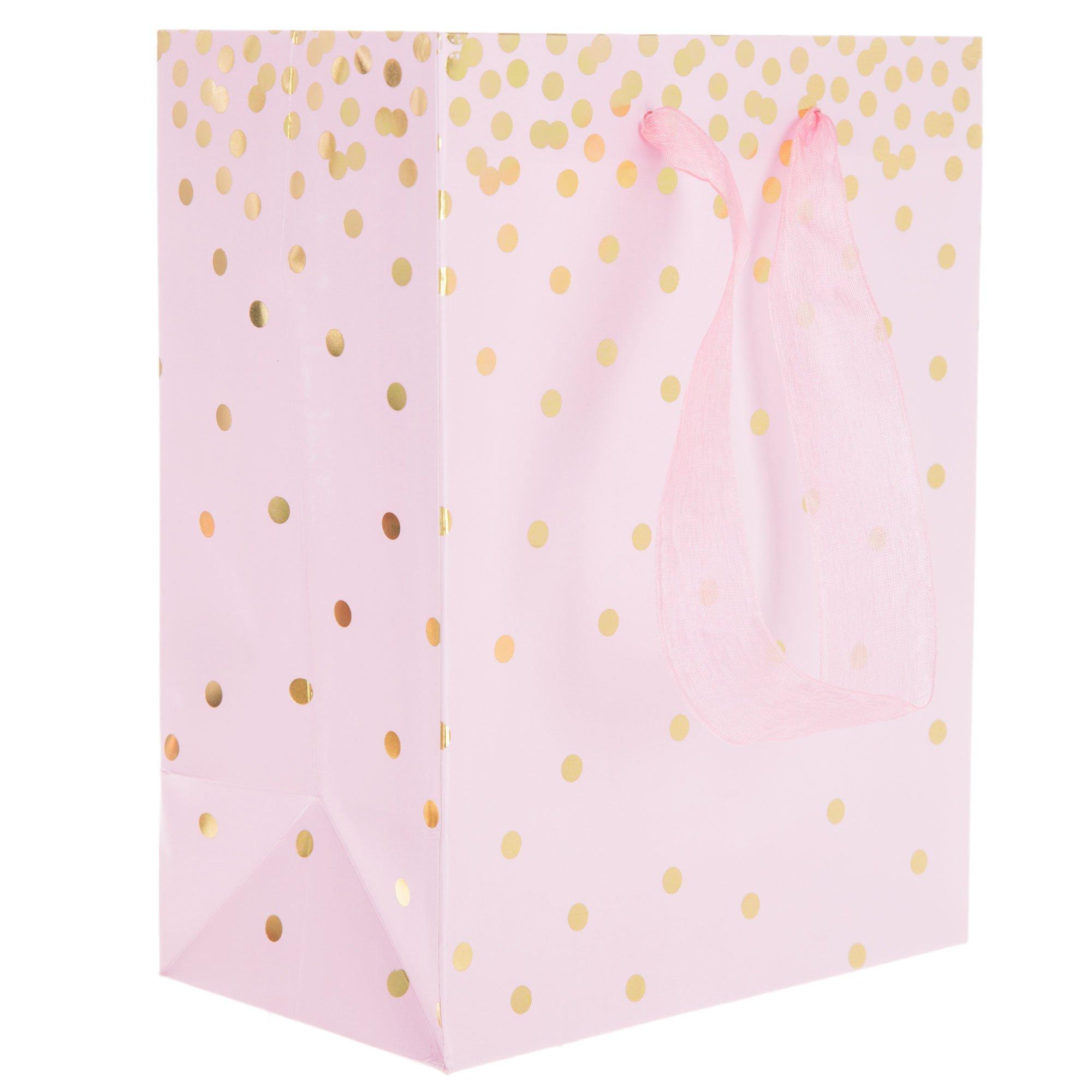 Pink & Gold Confetti Gift Bag Hobby Lobby 1664663