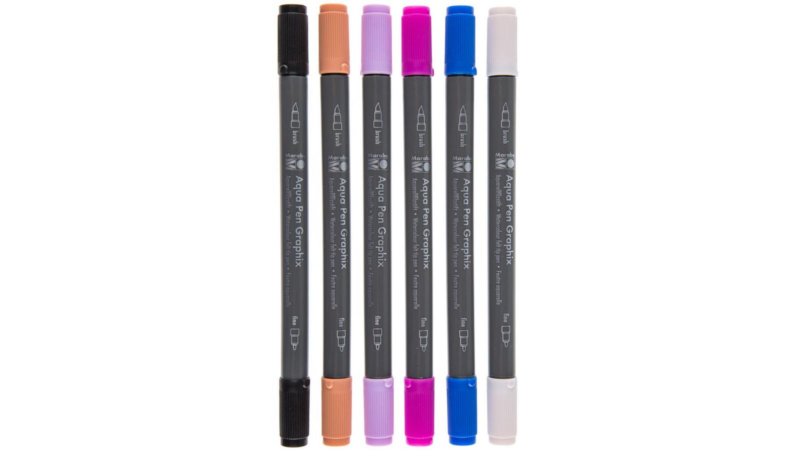 Aqua Pen Graphix Watercolor Felt Tip Pens