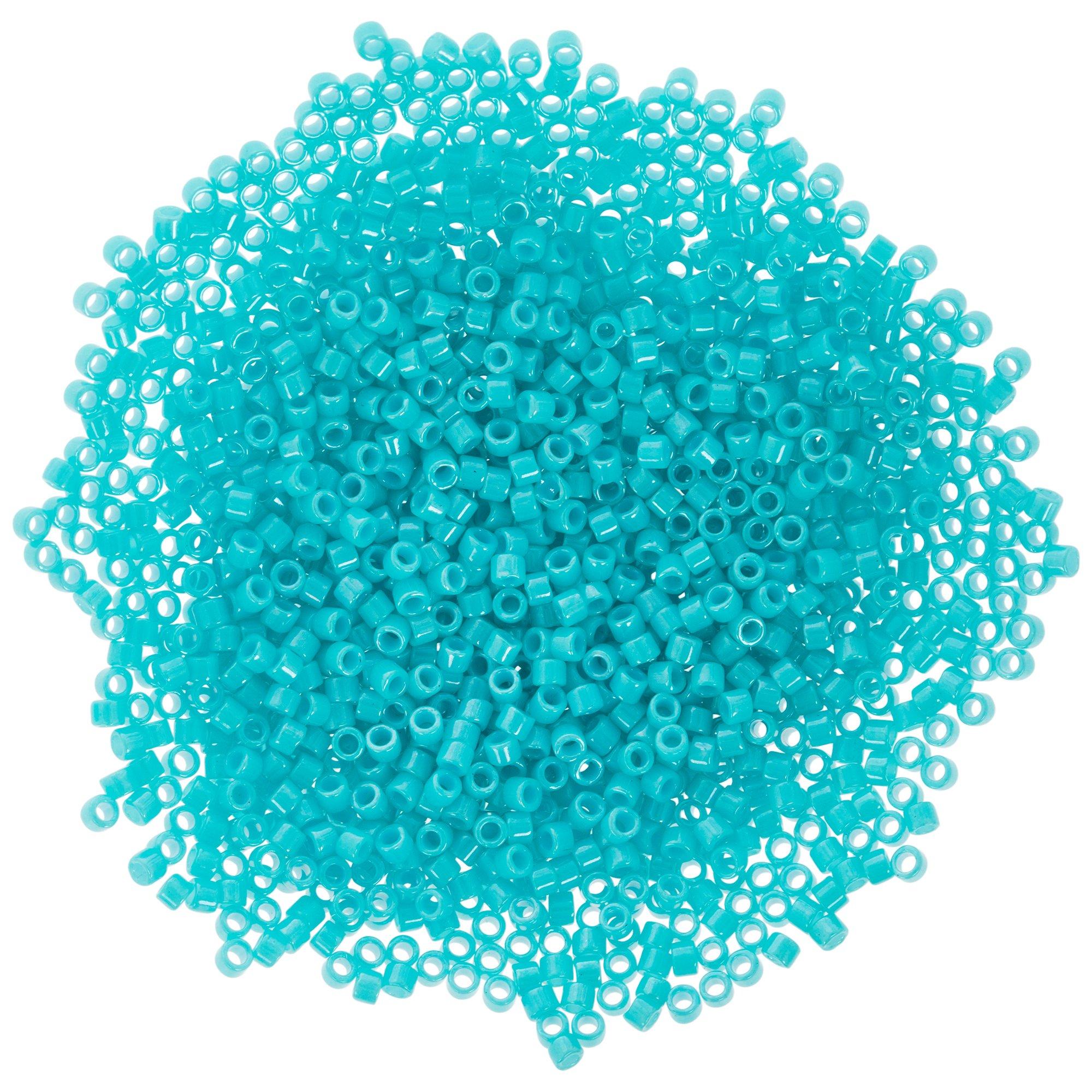 db658 dyed opaque turquoise green