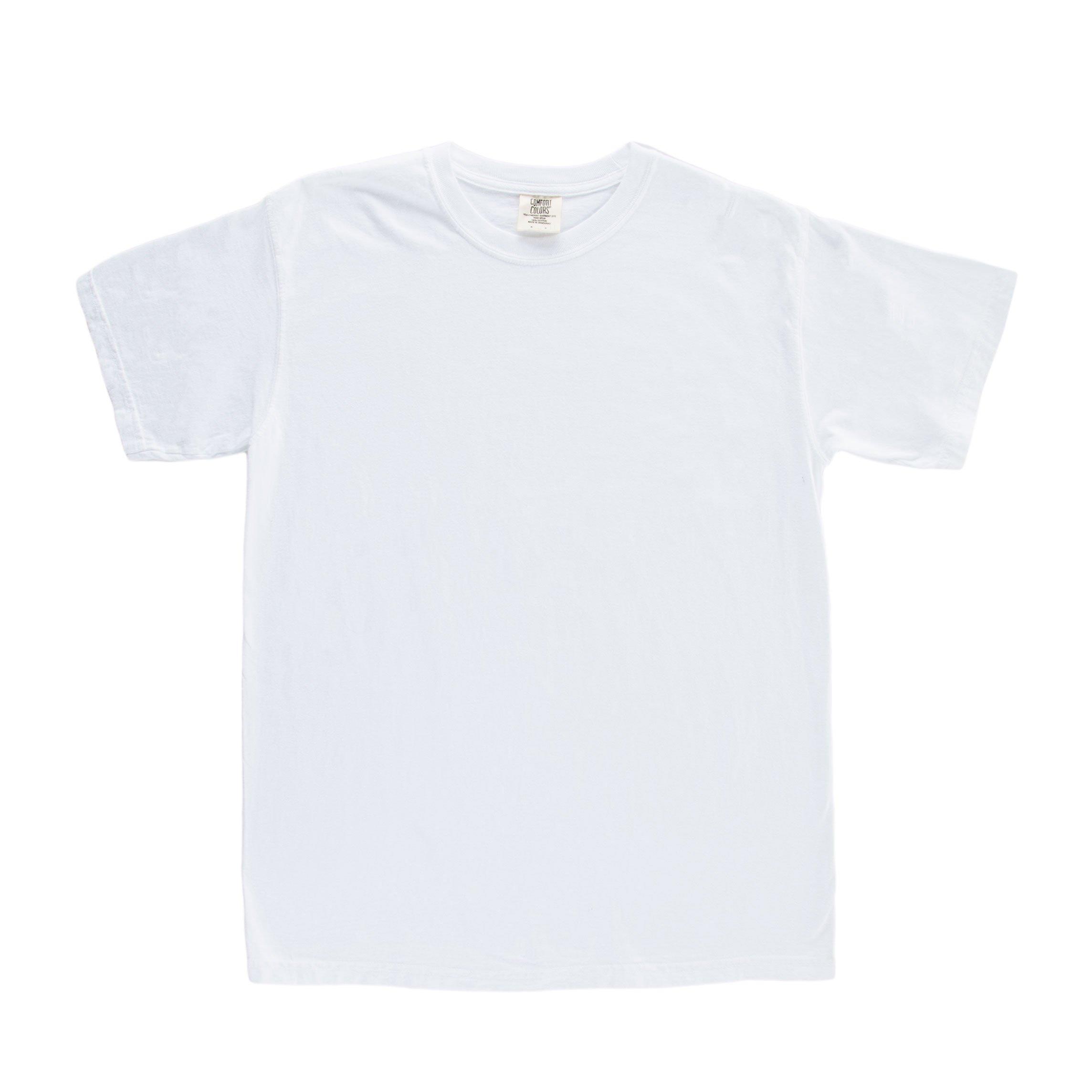 White Comfort Colors Heavyweight T-Shirt - Small