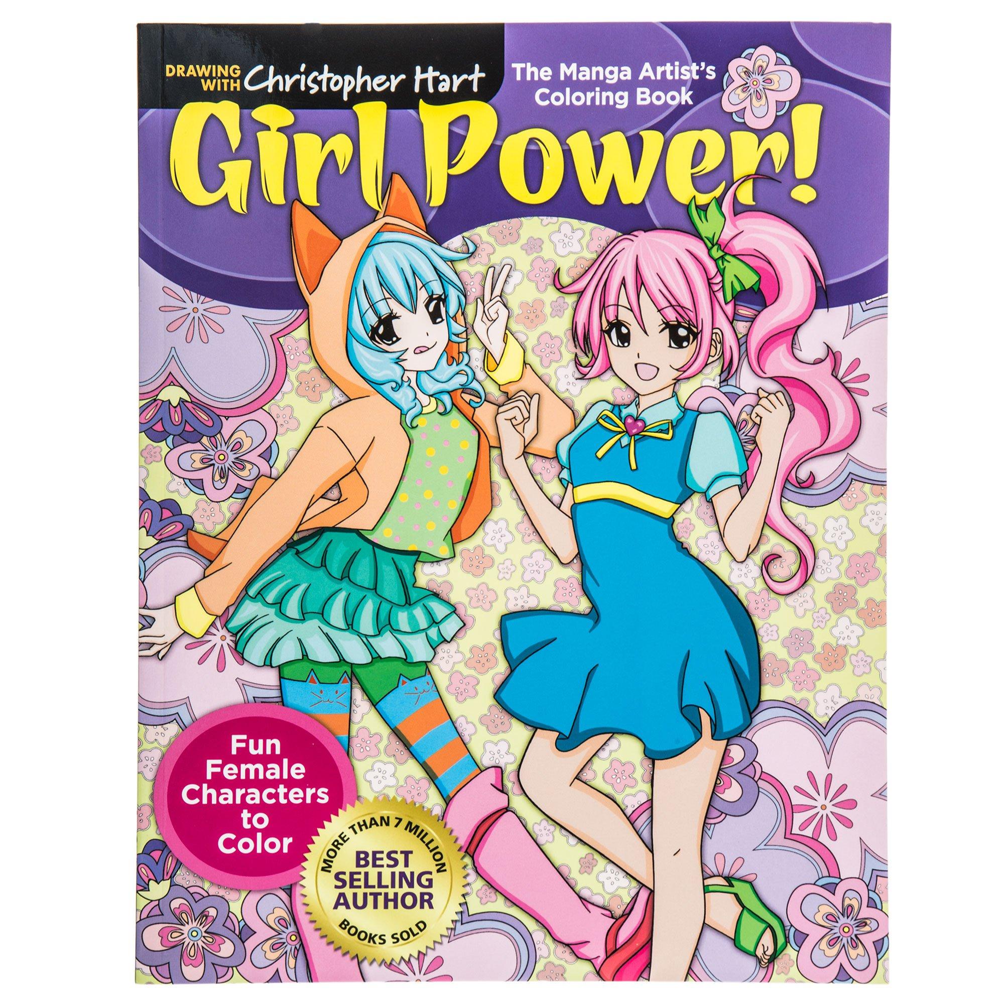 Girl Power Coloring Book for Kids Ages 8-12 (Spiral Edition