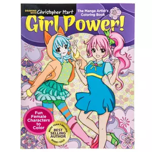 Girl Power Manga Coloring Book