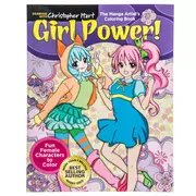 Girl Power Manga Coloring Book