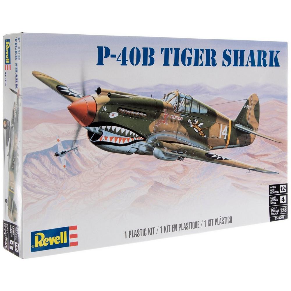 MisterCraft Curtiss P-40E Tigre Alutiana - Kit Modellino In Scala Per Hobbistica