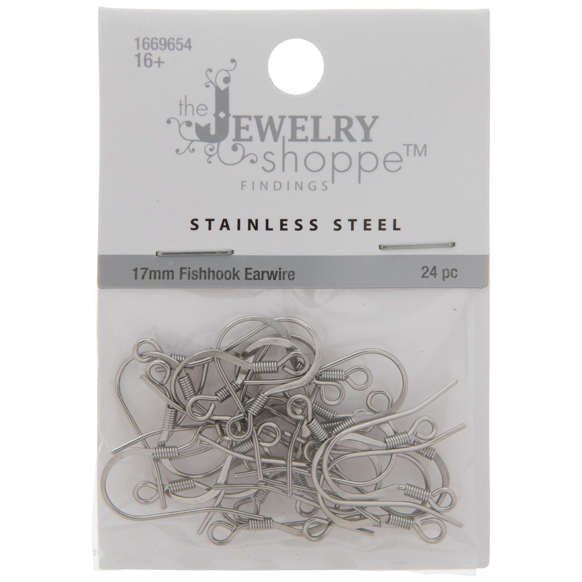 Stainless Steel Fish Hook Ear Wires, Hobby Lobby