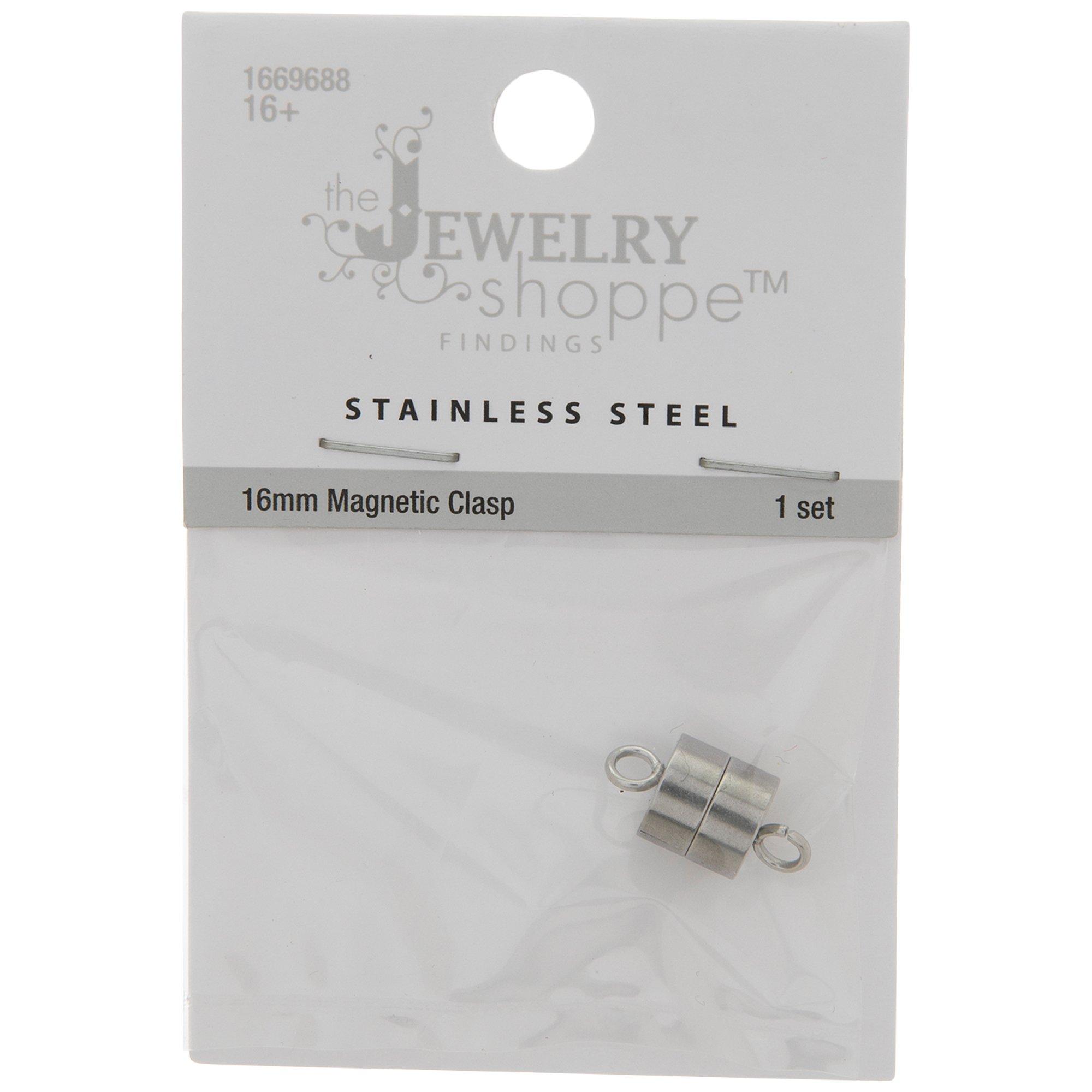 Stainless Steel Magnetic Ball Clasp 8mm - 1 set