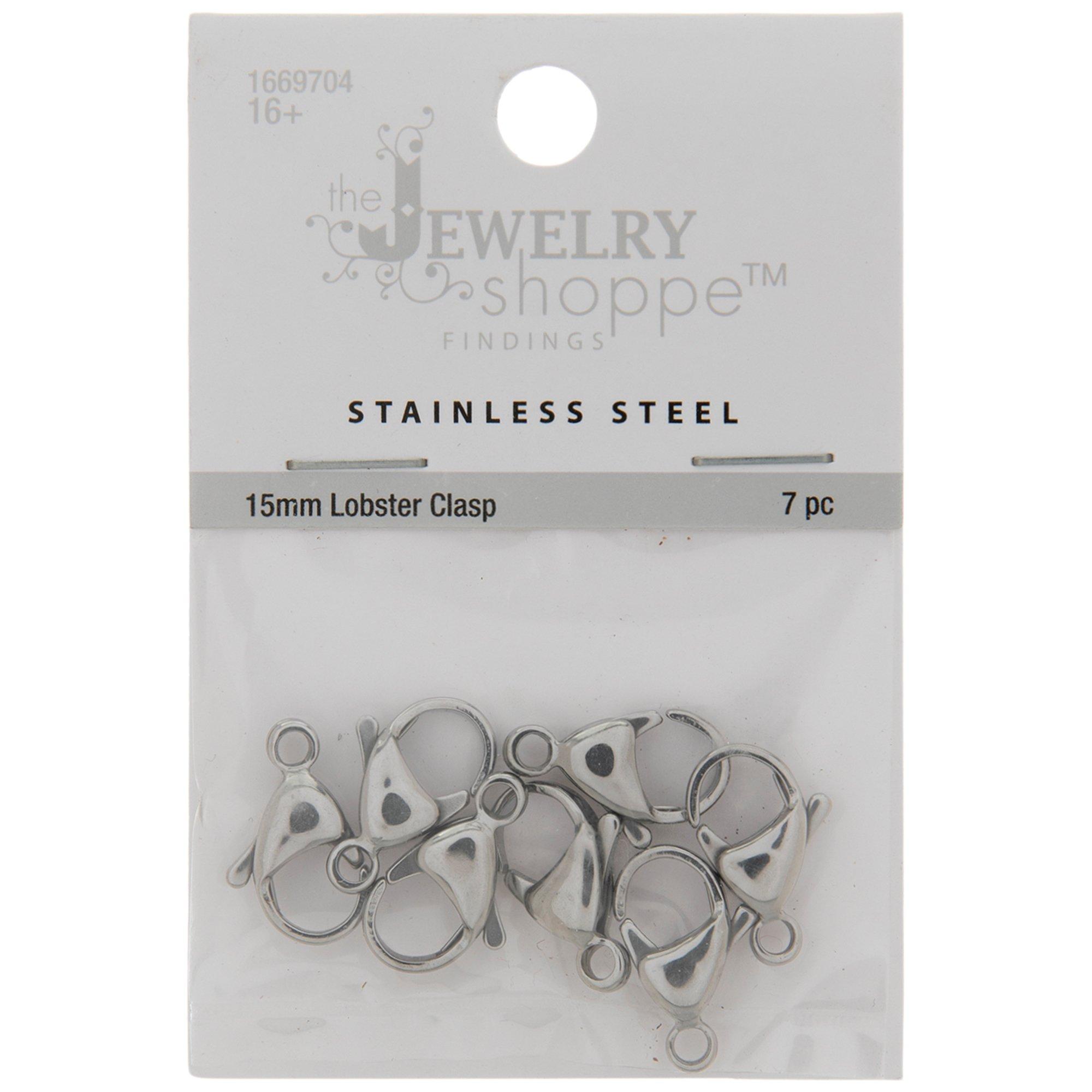 Stainless Steel Lobster Clasps - 15mm