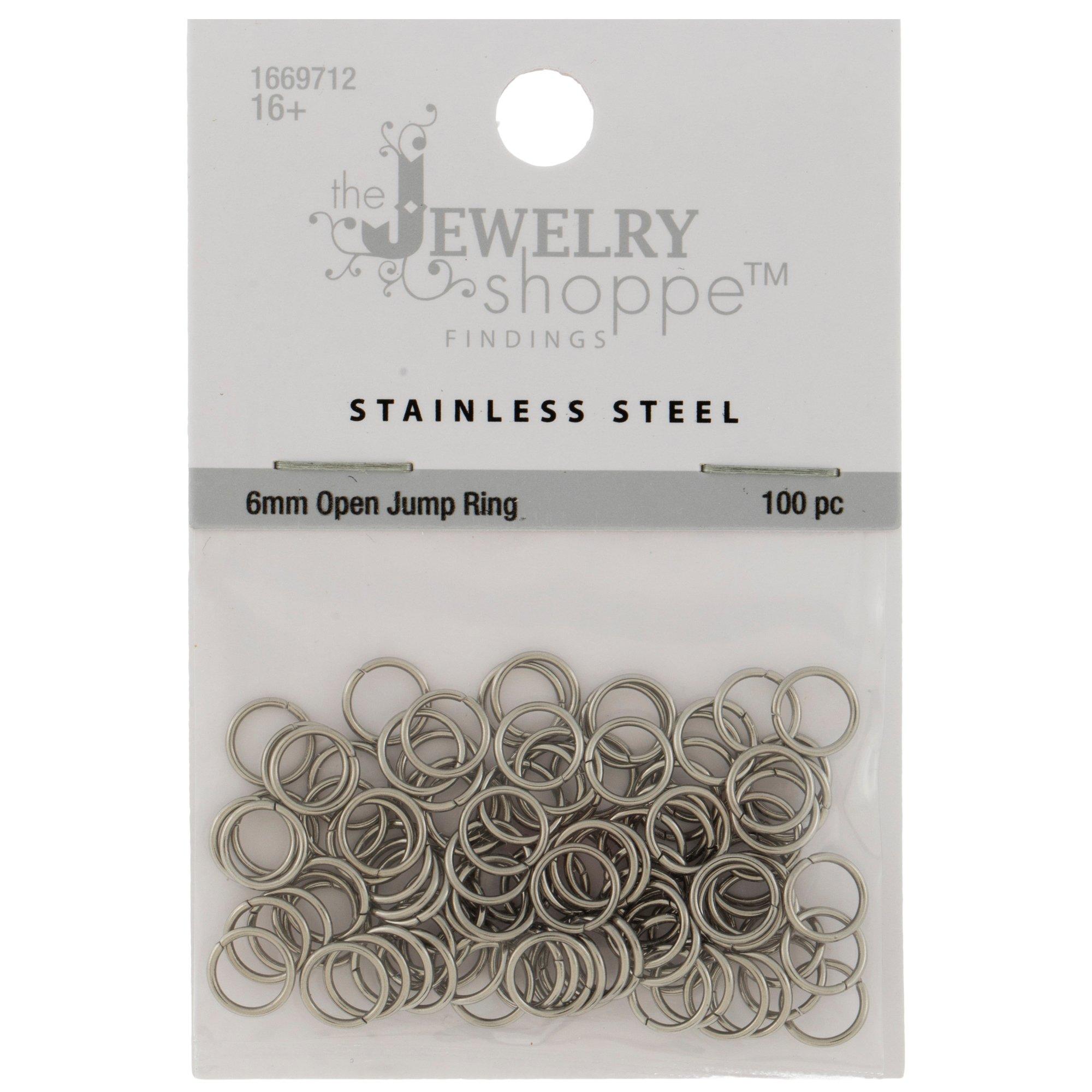 600pcs Stainless Steel Jump Rings Double Loop Jump Rings Mini Connector Key  Rings for Jewelry Making Necklaces Bracelet Earrings (0.7x5mm-12648)