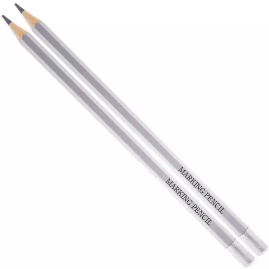 Forney 70794 Marking Pencil, Silver, 2/Pack