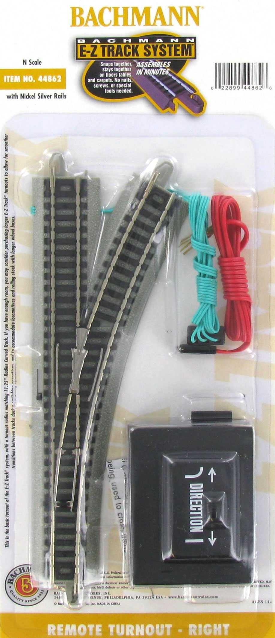 N Scale Right Remote Turnout E-Z Track System, Hobby Lobby