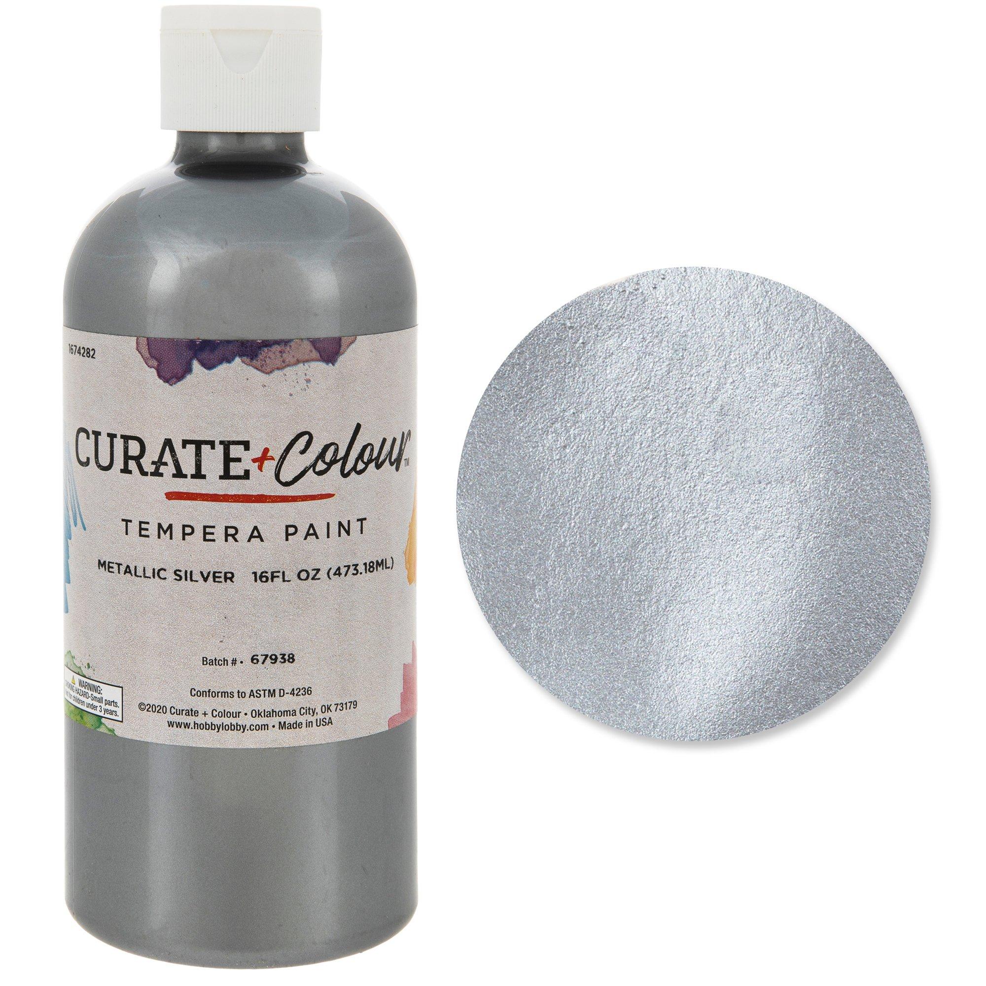 Curate + Colour Metallic Tempera Paint Hobby Lobby 1674282