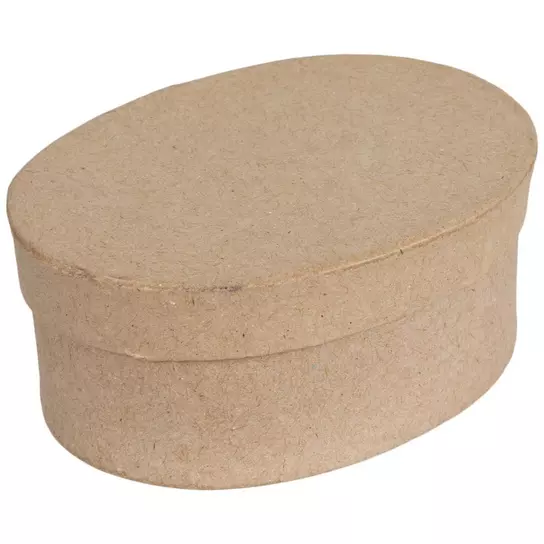 Package of 6 Square Paper Mache 7 Boxes with Lids