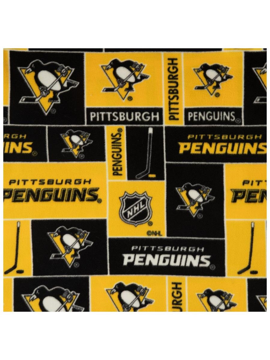 NHL Pittsburgh Penguins Block Fleece Fabric | Hobby Lobby | 1676675