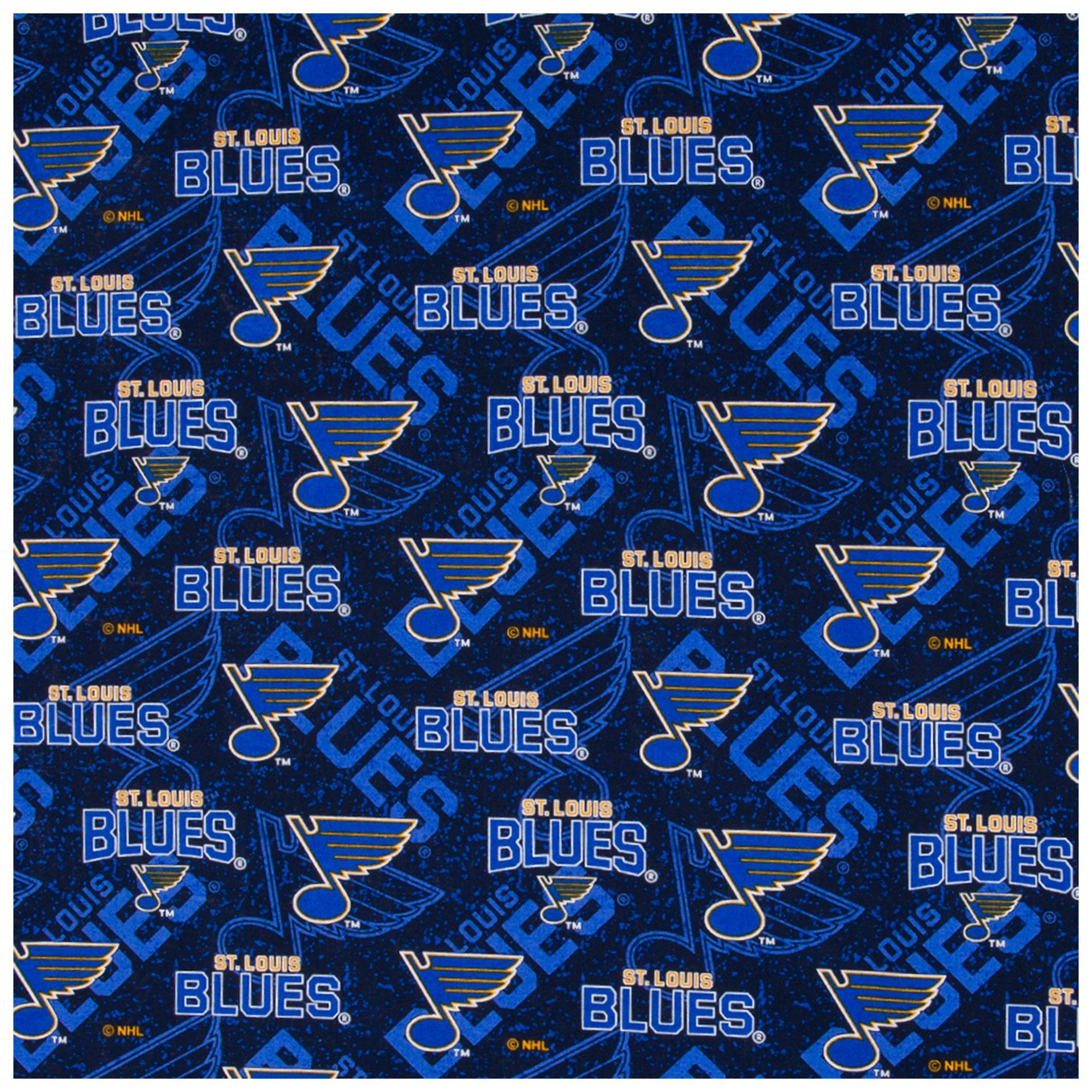 NHL St. Louis Blues Collegiate Cotton Fabric view 1