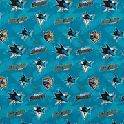 NHL San Jose Sharks Cotton Fabric