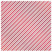 Candy Cane Striped Foil Scrapbook Paper - 12" x 12"