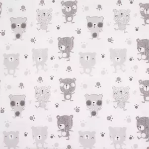 Beary Happy Flannel Fabric