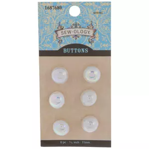 10 Pcs,crystal Buttons,round Buttons,iridescent Buttons,rhinestone  Buttons,buttons W/shank,flower Center,silver Rhinestones,shank Buttons. 