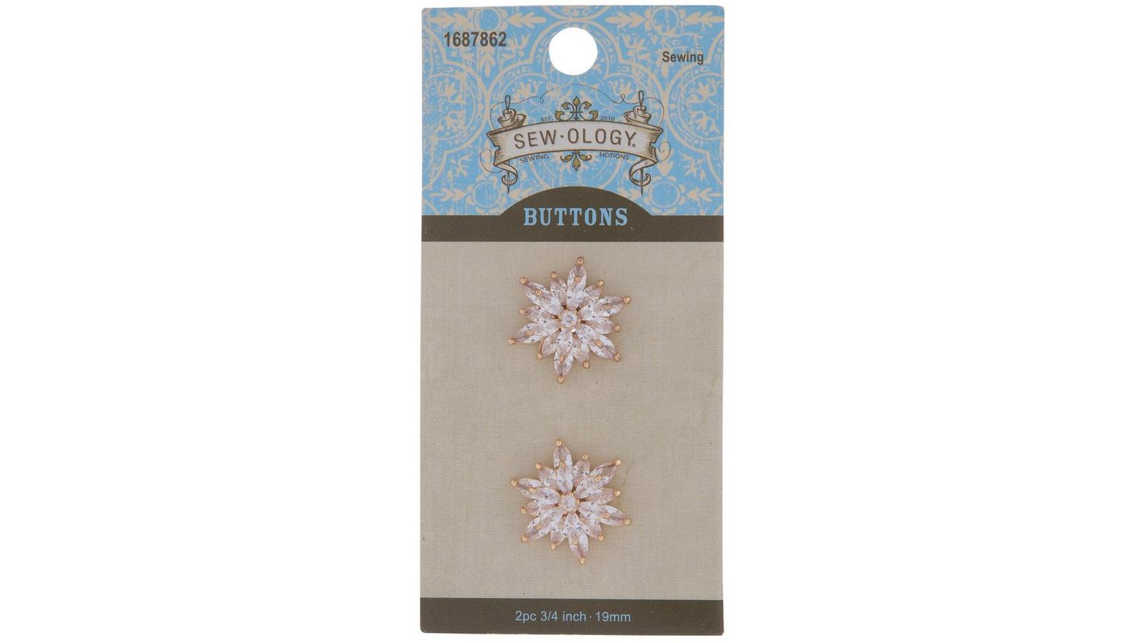 LES SIX / Flower Button Bracelet Silver