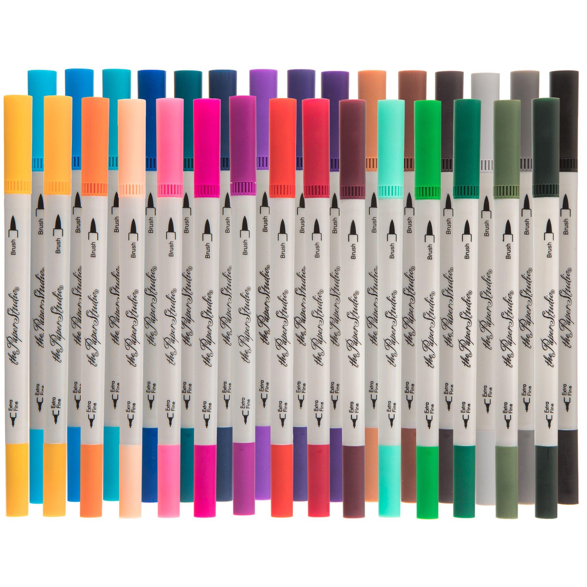 Sharpe Mfg Co Sharpie 2021536 Brush Tip Art Pens; Assorted Color - Set of 8  2021536