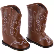 Brown Doll Cowboy Boots