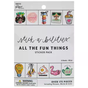 the Paper Studio, Stickabilities, Month Icon Stickers, 24 Stickers, Mardel