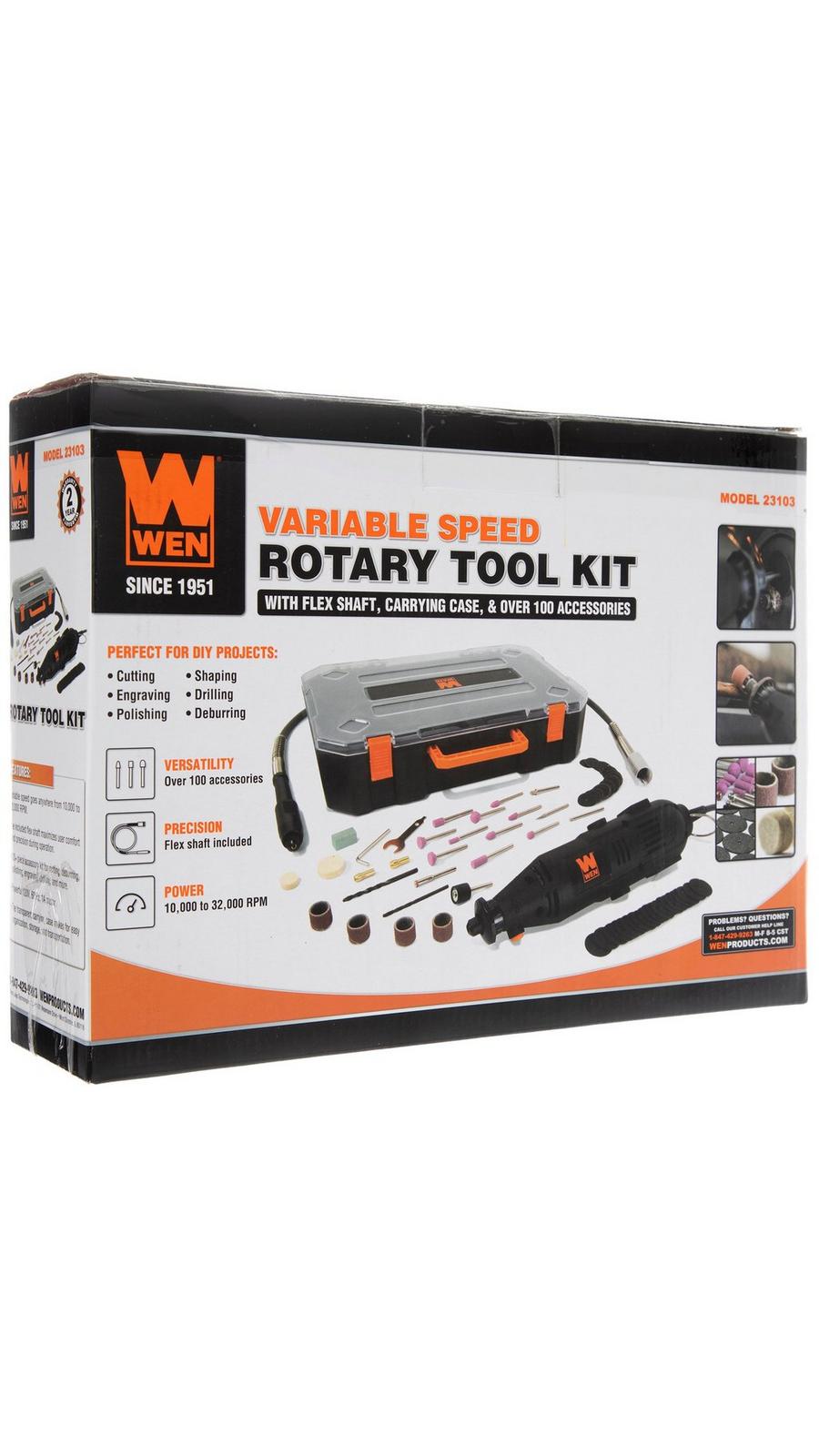 ヴぇら　ROTARY HURTS グッズ HART Corded Electric 1 Amp 2-Speed Rotary Tool Kit with 10