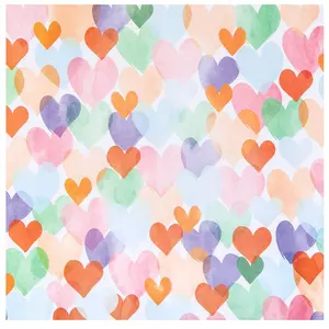 White craft paper hearts and realistic 3d scrapbook paper 16119710