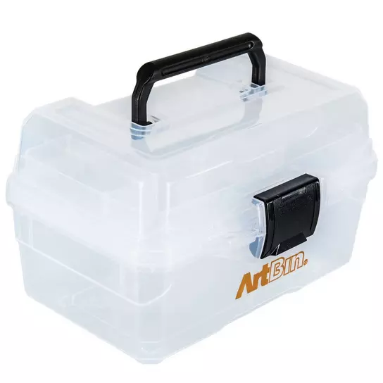 PP20G Plastic Storage Box with Handle, Perfect for Art Supplies and  Stationery, 15.5*11.6*5.1 in 2023