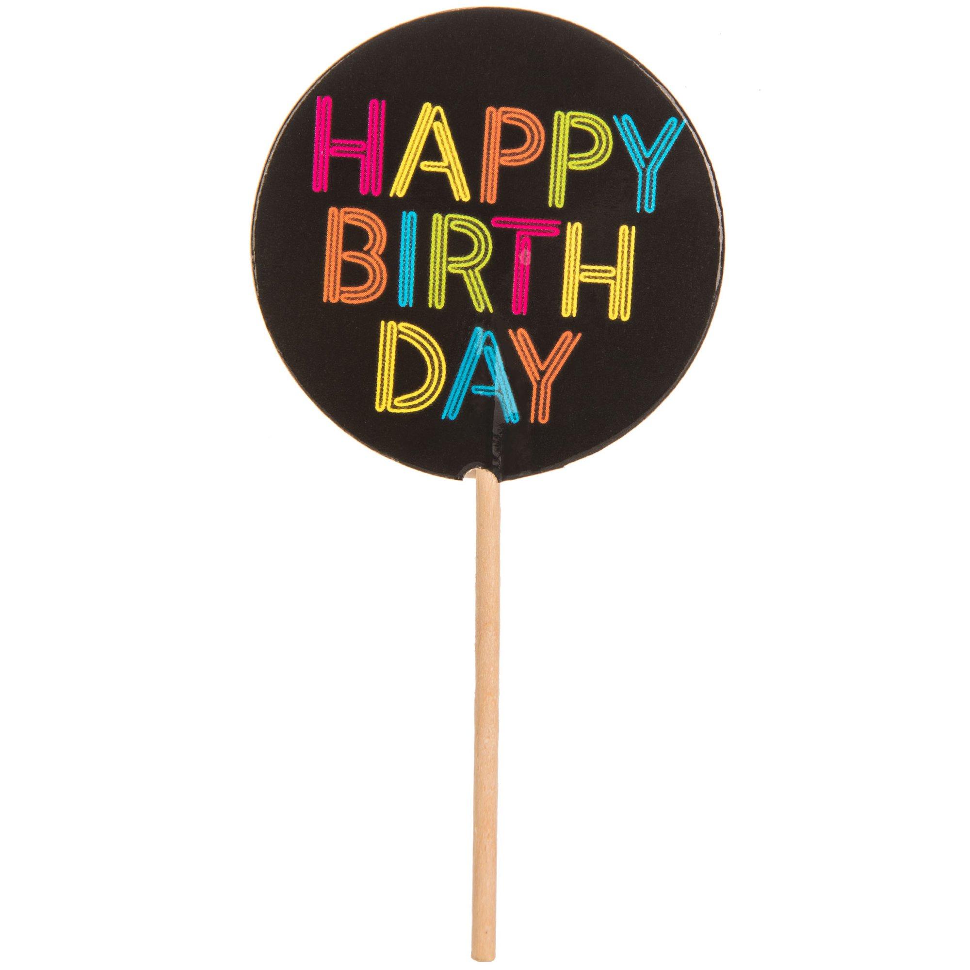 Glow Party Cupcake Toppers Hobby Lobby 1699875