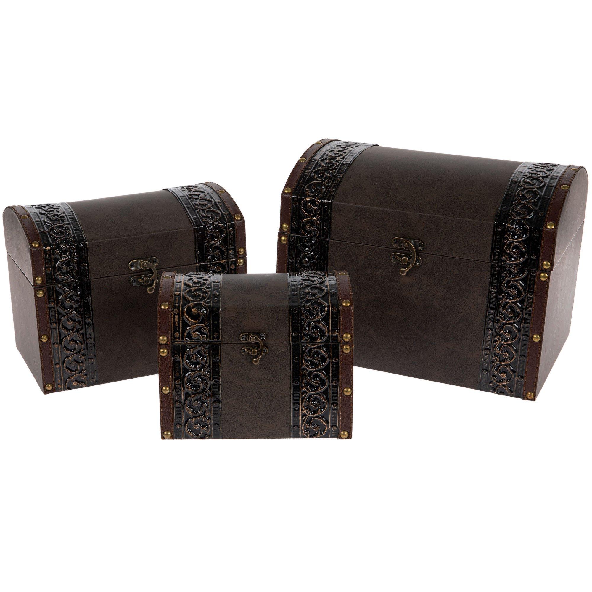 Brown & Gold Trunk Set Hobby Lobby 170340