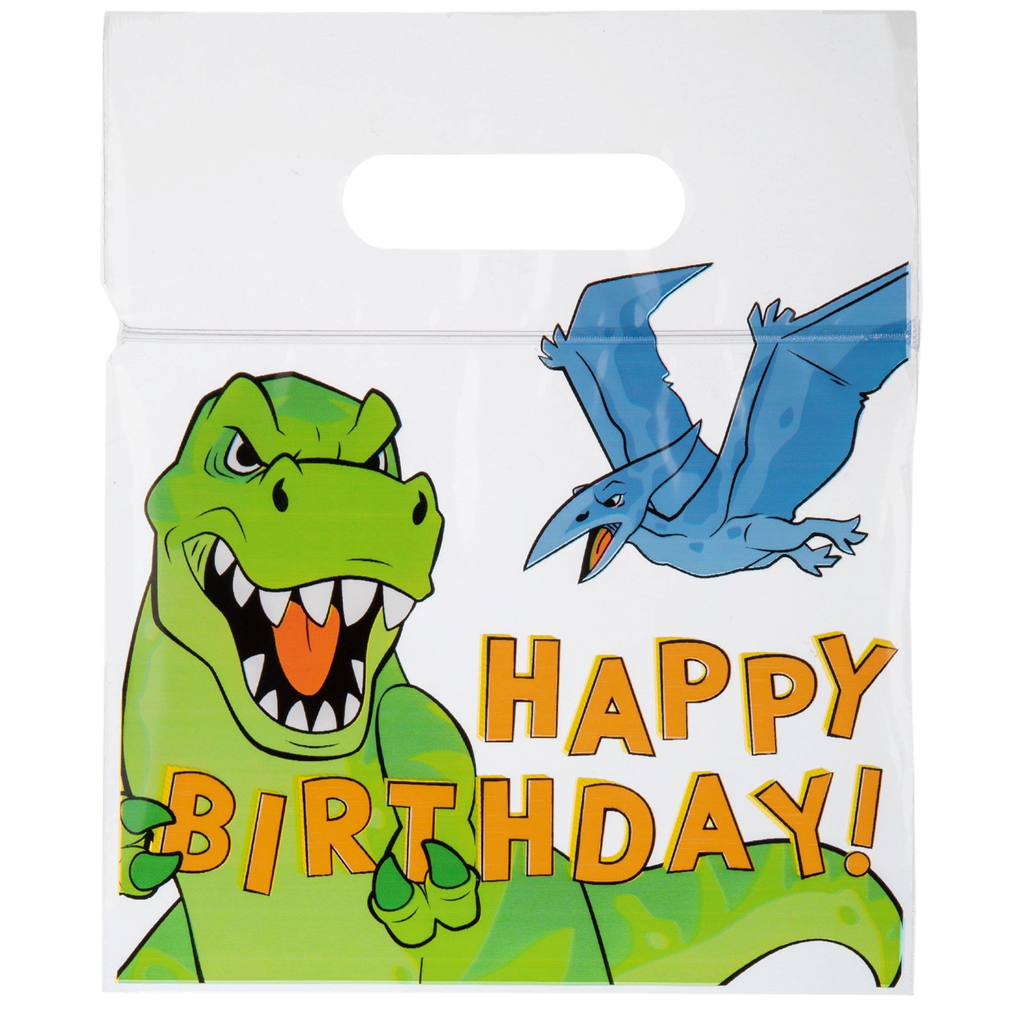 Happy Birthday Dinosaur Zipper Bags, Hobby Lobby